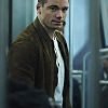 Peter Sutherland The Night Agent 2023 Gabriel Basso Brown Suede Leather Jacket