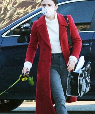 Lucy Hutton Red Coat