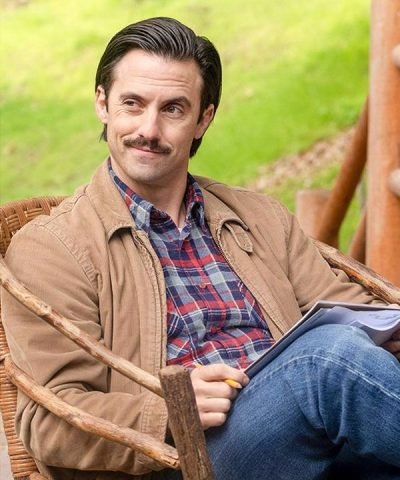 Milo Ventimiglia This Is Us Brown Jacket