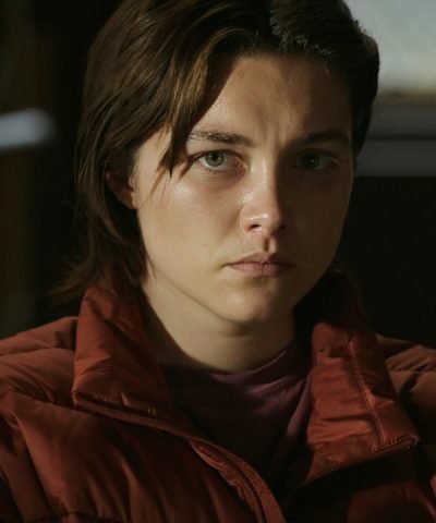 Florence Pugh A Good Person Red Puffer Jacket