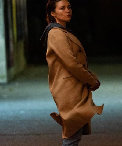 Movie A Good Person (2023) Allison Brown Wool Coat