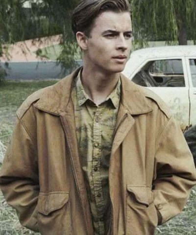 Dean Zeta Brown Bomber Jacket