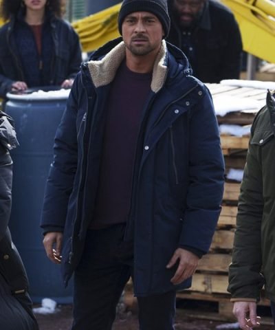 Jared Vasquez TV Series Manifest J.R. Ramirez Blue Hooded Jacket