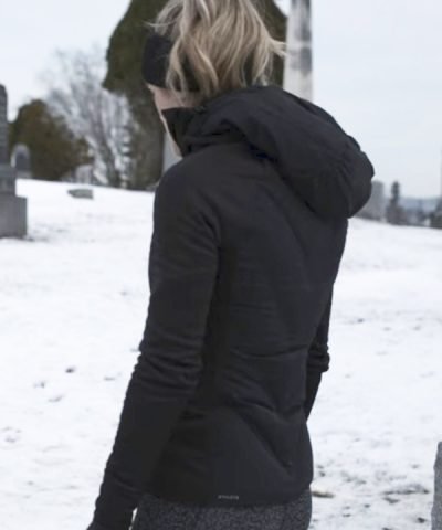 Melissa Roxburgh Manifest S04 Michaela Stone Black Hooded Jacket