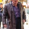 Colin Farrell Brown Leather Coat