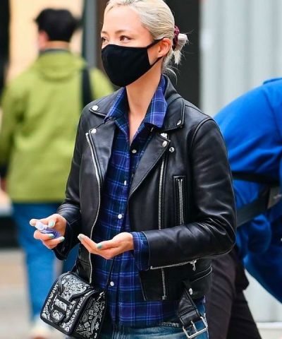 Mission: Impossible 7 Dead Reckoning Pom Klementieff Black Leather Jacket