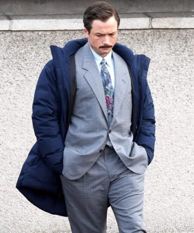 Tetris 2023 Taron Egerton Puffer Jacket