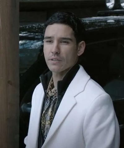 Adam Bessa White Wool Coat