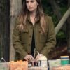 Allison Williams Green Coat