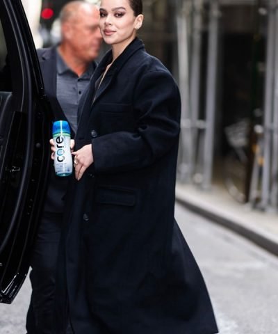 Hailee Steinfeld Black Trench Coat