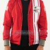 Movie Good Will Hunting Matt Damon Red Cobra Jacket