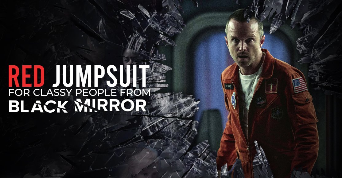 Red Jumpsuit for classy people from Black Mirror
