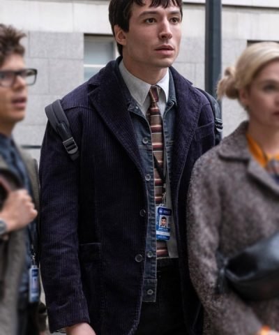 Barry Allen The Flash 2023 Ezra Miller Purple Coat