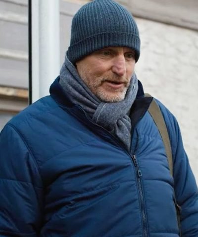 Champions Woody Harrelson Blue Jacket