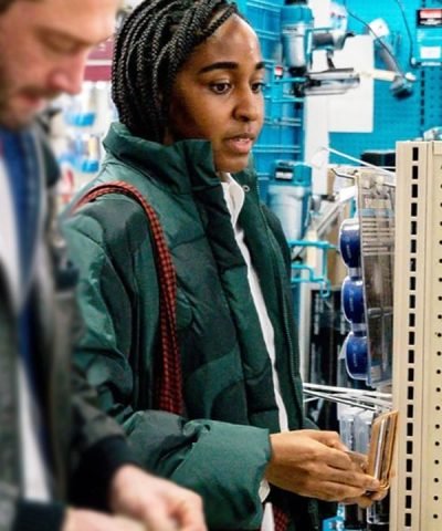 Ayo Edebiri Puffer Jacket