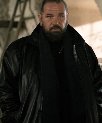 Avtandil Black Leather Jacket