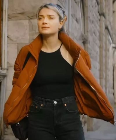 Eve Hewson Brown Parachute Jacket