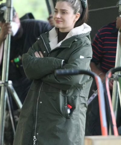 Flora Green Hooded Coat