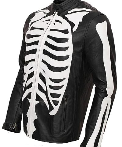 Skeleton Bones Black Jacket