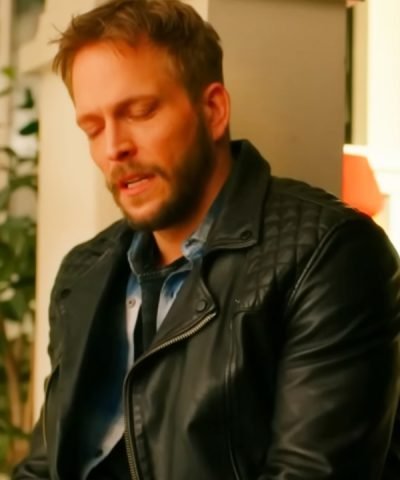 The Flash S09 Mark Blaine Black Leather Jacket