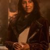 Twisted Metal S01 Stephanie Beatriz Maroon Blazer