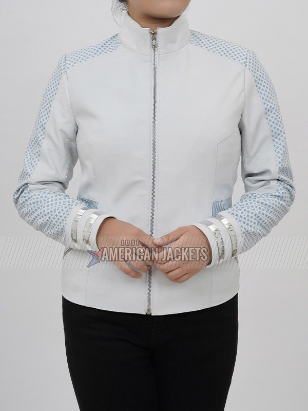 Star Trek Strange New Worlds S02 Nurse Christine Chapel White Leather Jacket Nurse Christine Chapel White Jacket