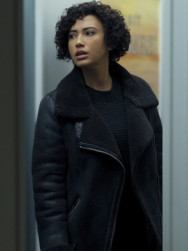 Nora Antony Upload S02 Black Leather Jacket - Just American Jackets
