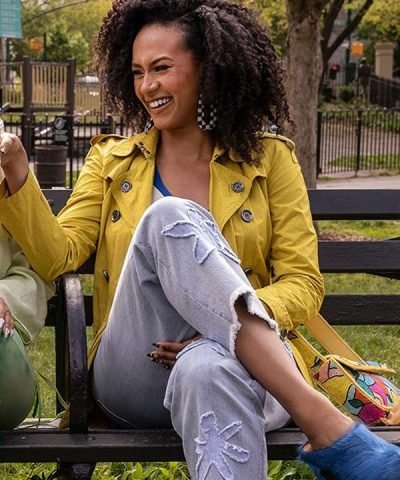 Sondi Yellow Cotton Coat