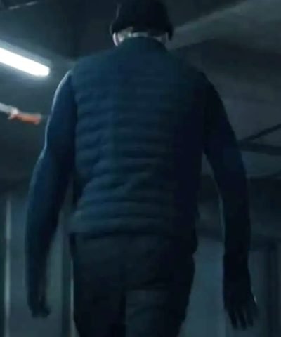 The Killer Michael Fassbender Black Puffer Vest