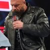 Triple H WWE Black Leather Jacket