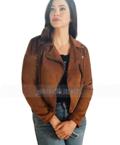 Julie Gonzalo Brown Jacket