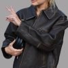 Gigi Hadid Style Brown Leather Jacket
