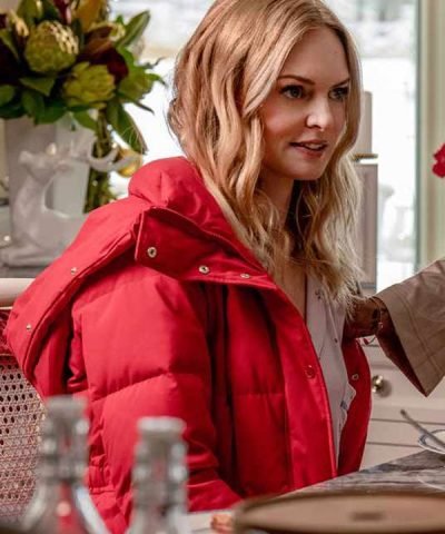 Heather Graham Best Christmas Ever Puffer Jacket