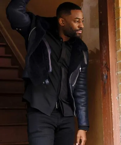 24 Legacy Ashley Thomas Black Leather Jacket