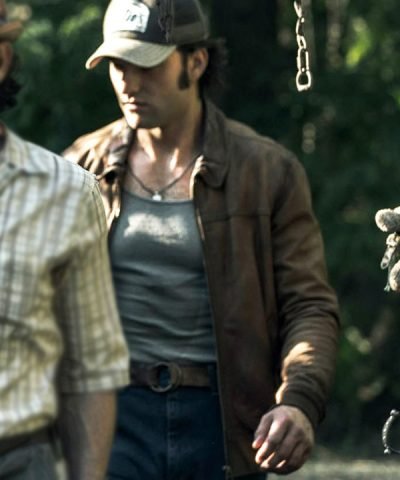 Jackson White Pet Sematary Bloodlines Brown Jacket