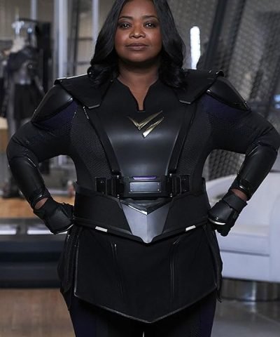 Thunder Force Emily Stanton Black Leather Jacket