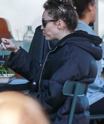 Miley Cyrus Los Angeles Puffer Jacket