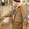 Movie Christmas with the Kranks Mr. Scanlon Brown Cotton Jacket