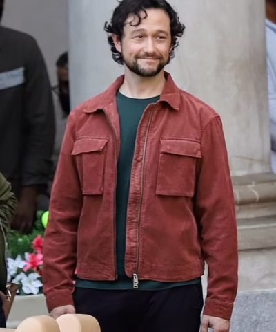 Joseph Gordon-Levitt Beverly Hills Cop Axel F 2024 Maroon Jacket
