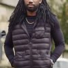 Culprits 2023 Nathan Stewart-Jarrett Black Puffer Hooded Vest