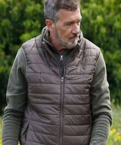Antonio Banderas The Last Girl 2024 Gray Vest