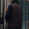 TV Series Suburræterna Marlon Joubert Brown Quilted Vest