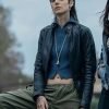TV Series Suburræterna Federica Sabatini Black Leather Jacket
