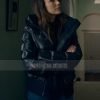 Fool Me Once S01 Michelle Keegan Black Puffer Hooded Jacket