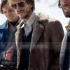 Society of the Snow Esteban Kukuriczka Brown Shearling Leather Jacket