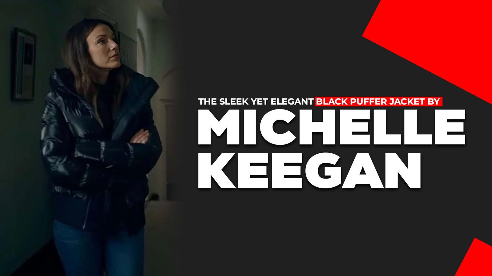 The Sleek Yet Elegant Black Puffer Jacket By Michelle Keegan