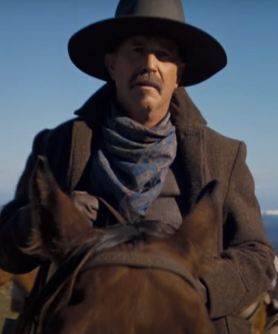 Kevin Costner Horizon An American Saga Brown Trench Coat