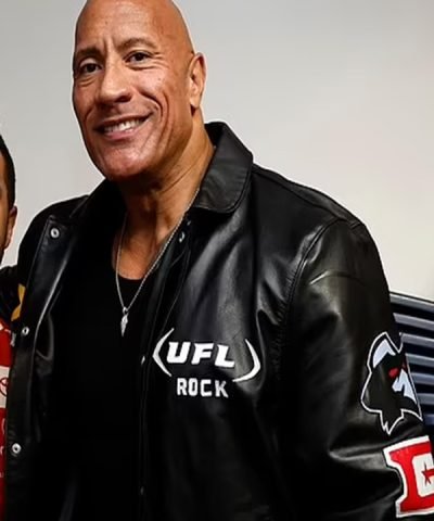 The Rock Grand Marshal 2024 NASCAR Black Jacket