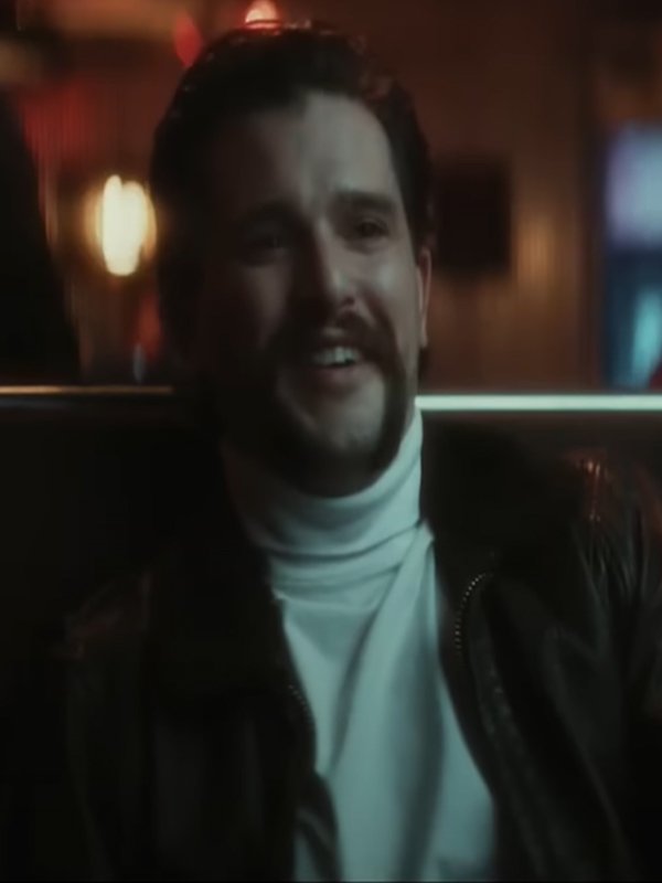 Blood for Dust Kit Harington Leather Jacket Blood for Dust Ricky Black Shearling Leather Jacket