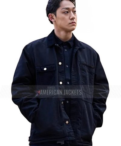 Bong Gil Exhuma 2024 Lee Do-hyun Black Cotton Jacket